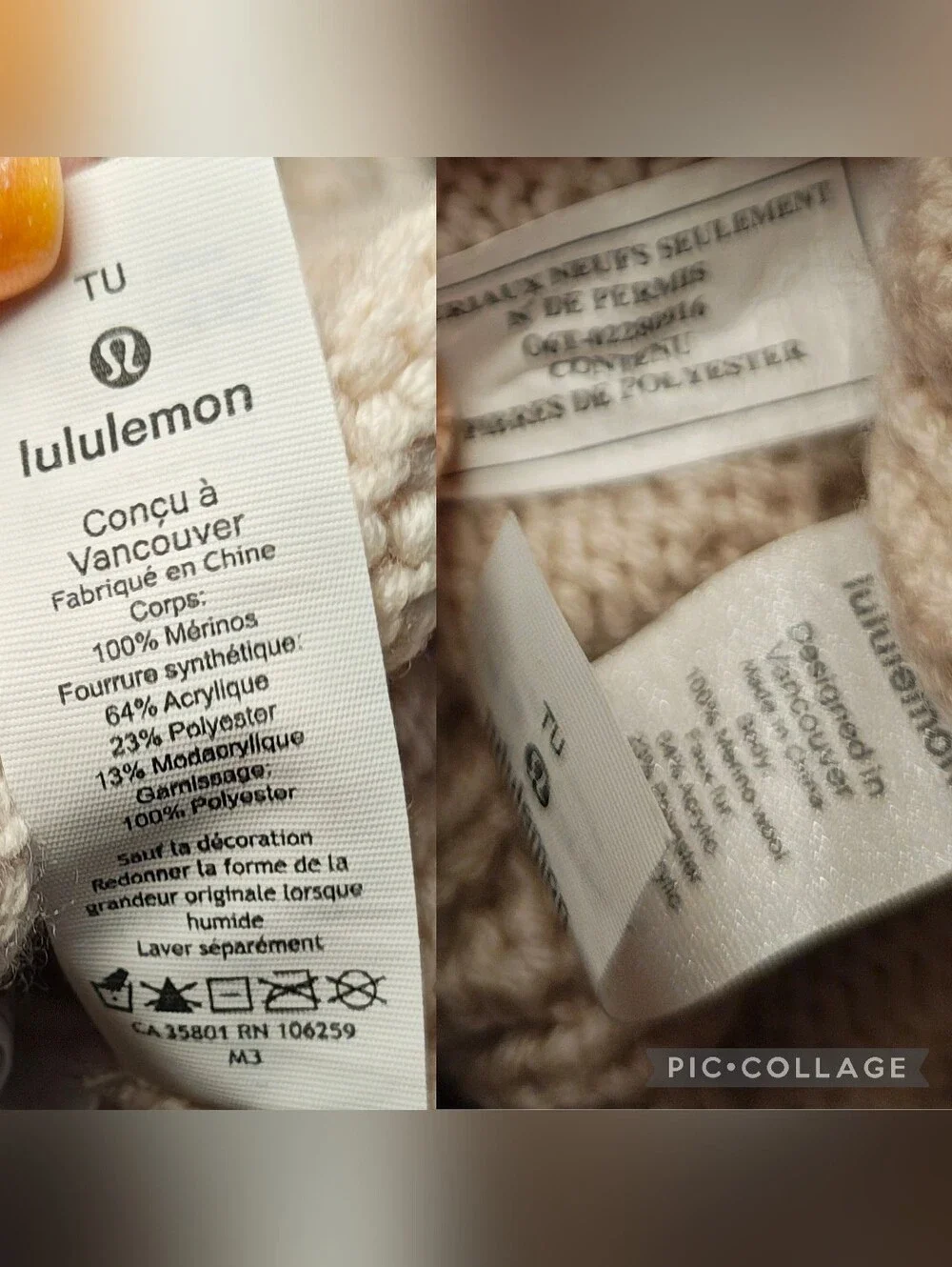 🥶Lululemon Cable-Knit Pom-Pom Beanie🥶